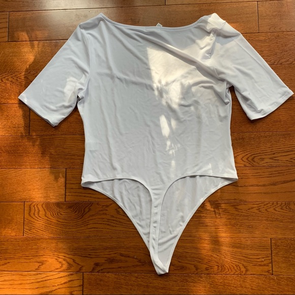 New without tag-Leith XL white thong bodysuit- - Picture 3 of 4